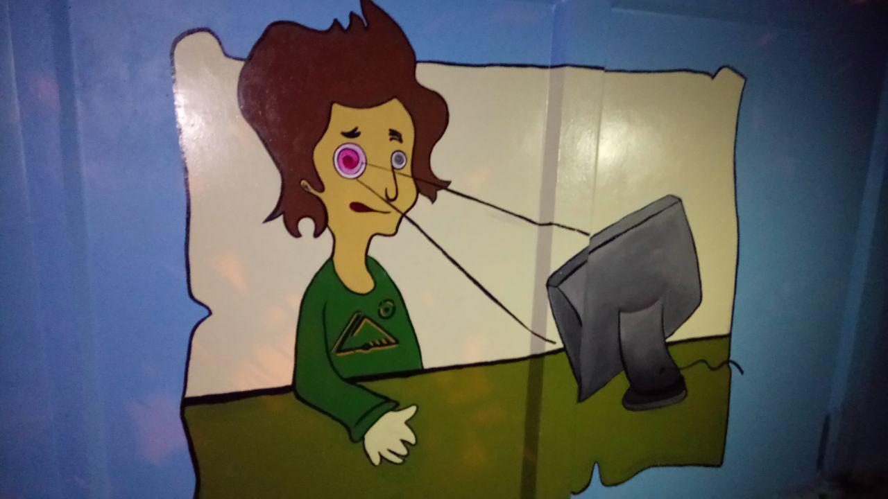 نقاشی دیواری- رفتن برای رسیدن 1 - داورزن سبزوار