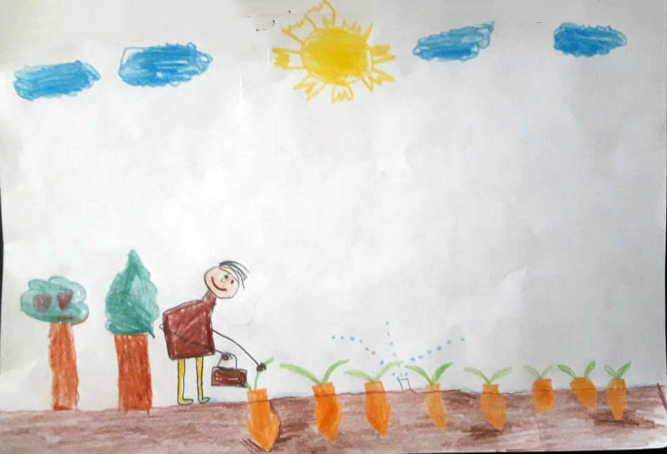 رقابت نقاشی چشمهایم - صالح سیستانی پور- رفتن برای رسیدن 2 - ریگان و نرماشیر بم