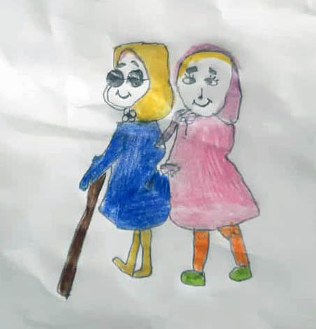 رقابت نقاشی چشمهایم - یسنا قلعه خانی - رفتن برای رسیدن 2 - ریگان و نرماشیر بم